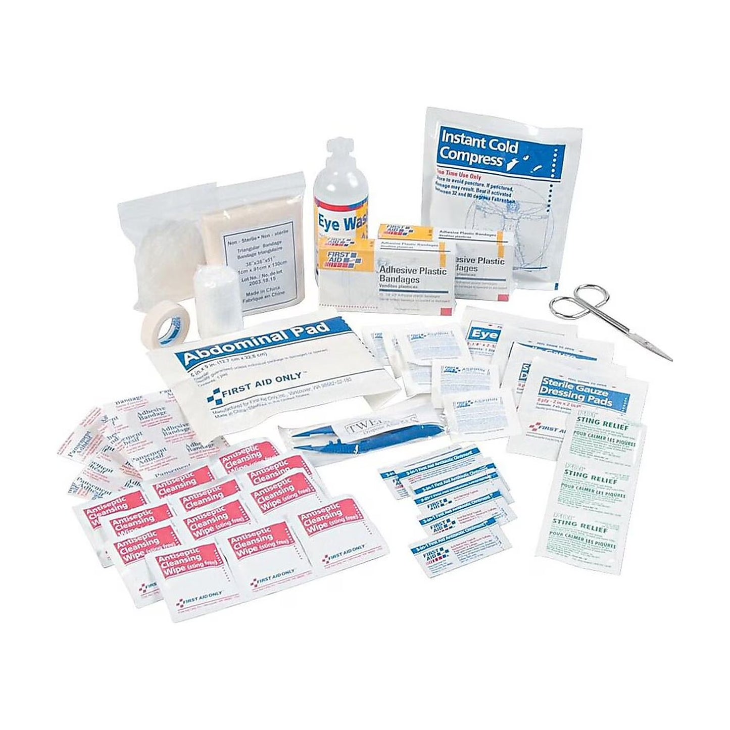 25 Person First Aid Kit Refill