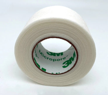 3M Micropore Medical Surgical Tape 1530-1 Skin Friendly Paper 1" X 10 Yds-3 Roll