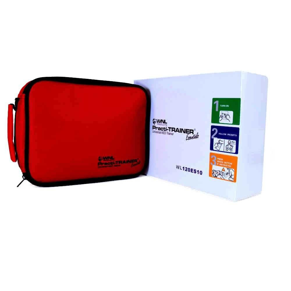 AED Defibrillator Training Kit with Adult and Child Pads for CPR Training