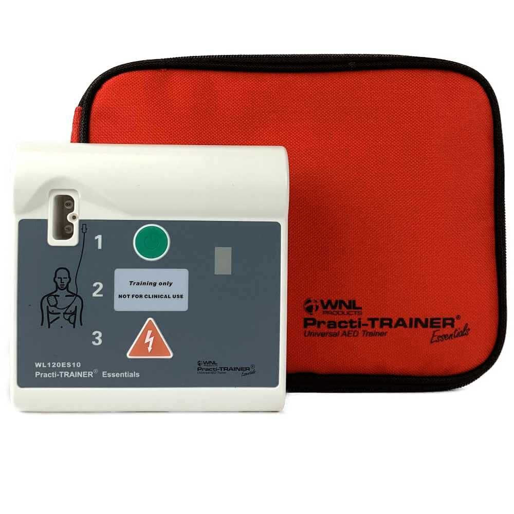 AED Defibrillator Training Kit with Adult and Child Pads for CPR Training