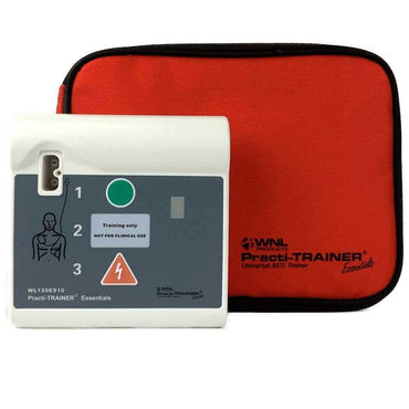AED Defibrillator Training Kit with Adult and Child Pads for CPR Training