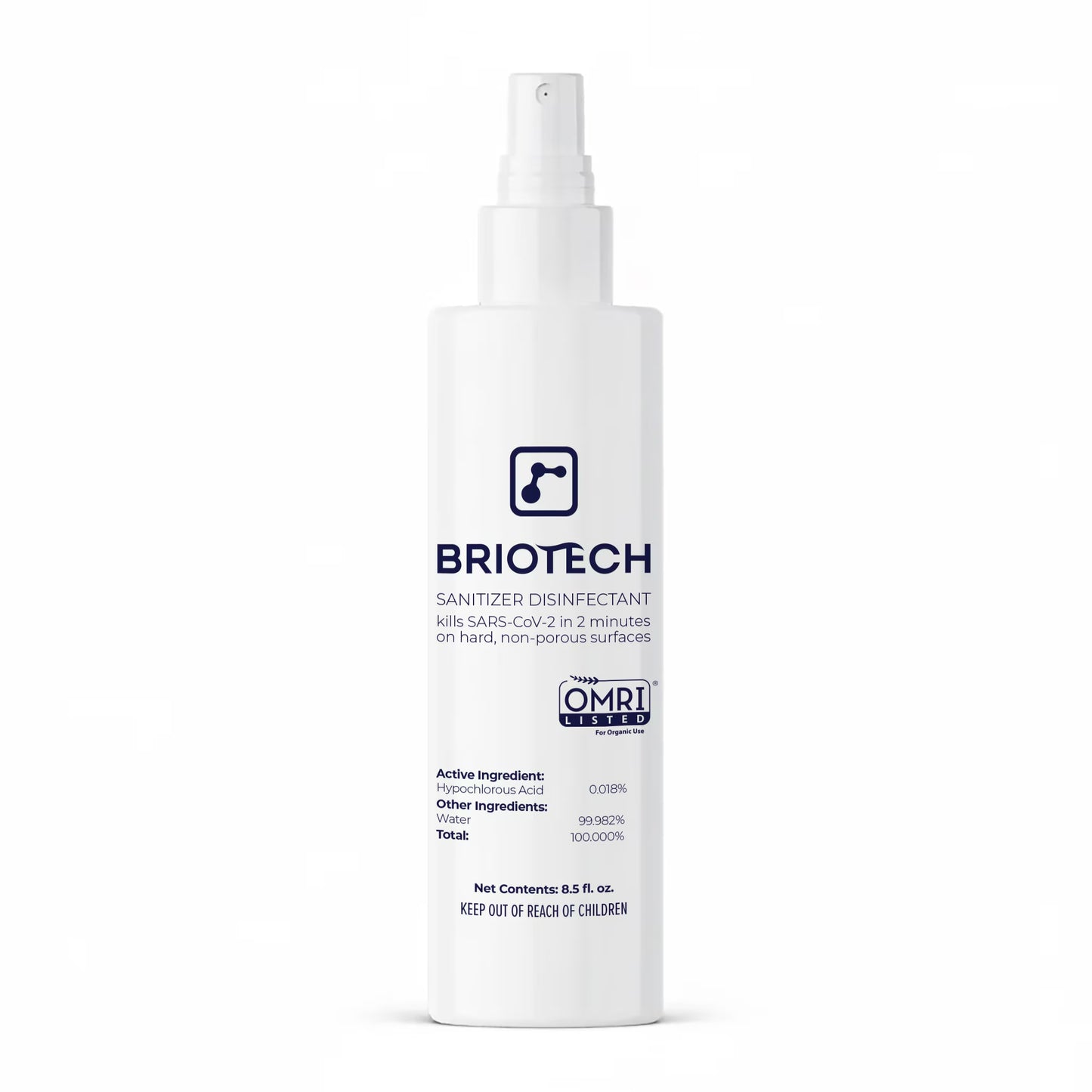 Sanitizer Disinfectant, Kill 99.99% of Viruses & Bacteria, Control Mold, 8.5 Fl Oz (4 Pack)