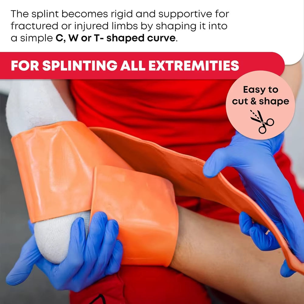 First Aid Aluminum Splint Roll 11*46Cm Medical Survival Polymer for Fixture Bone Emergency Kit Outdoor Travel