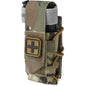 MOLLE Tourniquet Holder IFAK TQ Holder Tactical Medical Pouch Holster First Aid Kit Cross Patch/Bungee Cord with Tourniquet